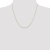 Black Bow Jewelry 0.8mm 14k Yellow Gold Diamond Cut Octagonal Snake Chain Necklace - 2 of 4