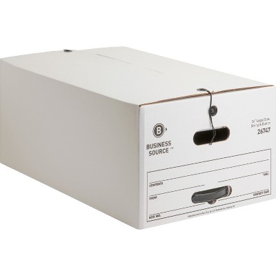 Business Source Storage Boxes Med Duty Ltr 12/CT WE 26747