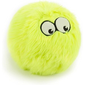 goDog Furballz Squeaky Plush Ball Dog Toy, Chew Guard Technology - Lime, Extra Large - 1 of 1