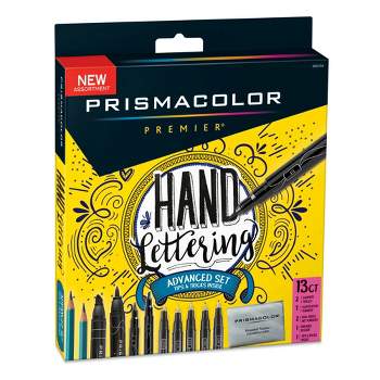 Prismacolor Premier Illustration Markers, Fine Tip, Black, Set of 5