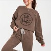 Simply Sage Market Hello Winter Circle Lightweight Garment Dyed Sweatshirt - 2 of 4