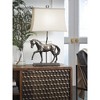 Signature Design by Ashley Sandorman Poly Table Lamp, Bronze Finish, 26" Height, Rectangular Bell Shade - 2 of 4