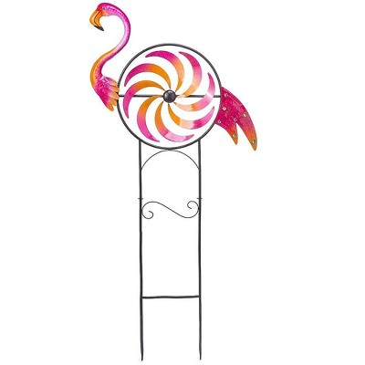 Iridescent Flamingo Wind Spinner