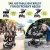 Side by Side Double Stroller for Twins,Lightweight Compact Foldable Baby Travel Stroller with High Landscape Seat - 3 of 4