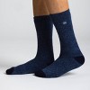 Always Warm by Heat Holders Men's Warmer Twist Crew Socks - Navy 7-12 - 2 of 4