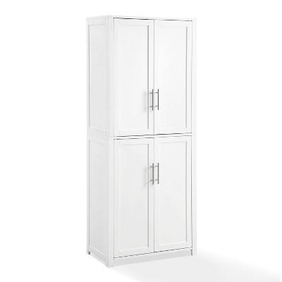 Bartlett Tall Storage Pantry with 2 Stackable Pantries White - Crosley