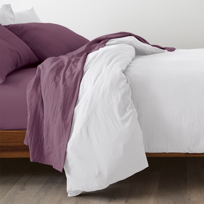 Twin Eggplant Super Soft Microfiber Sheet Set