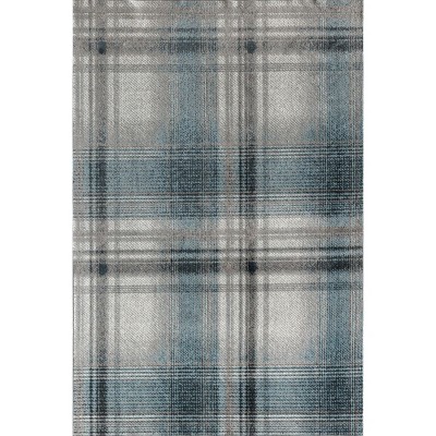 Rugs America Jaelyn Plaid Contemporary Area Rug