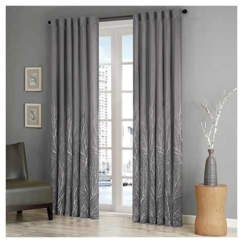 Aden Curtain Panel Gray (50