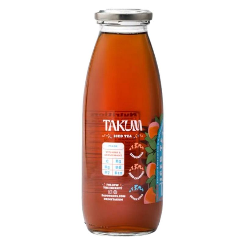 Takum Peach Iced Tea - Case of 12/16.9 oz, 4 of 5