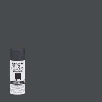 Rust-Oleum 285144 Chalked Ultra Matte Paint, 30 oz, Charcoal