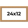 PosterPalooza | 24x12 Modern Bamboo Picture Frame, UV Acrylic, 5 Finishes - 2 of 4