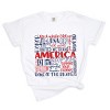 Simply Sage Market Women's American Words Colorful Short Sleeve Garment Dyed Tee - 2 of 4