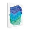 18" x 24" Geometric Water 1 by Erin Clark - Trademark Fine Art - 2 of 4
