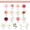 Unique Bargains Silk Mix Artificial Flower Combo Set with Stem - 2 of 4