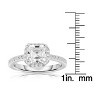 Guili Elegant Sterling Silver Ring with Asscher-Cut Cubic Zirconia for a Classic, Timeless Design with Sparkling Brilliance, Size 6, 7, and 8. - 3 of 3