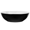 16" Round Ceramic Vessel Bathroom Sink – Modern Textured Interior Bowl Design - 2 of 4