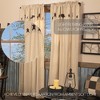 Kettle Grove Panel with Attached Applique Crow and Star Valance Set of 2 84x40 VHC Brands - 2 of 4