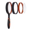 Insten Large Magnifying Glass 75 Mm Lens, 7x Handheld Magnifier For Reading,  Orange : Target