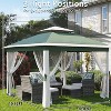 GustoWave Outdoor 11x11 Ft Pop Up Gazebo Canopy Tent for Patio, Garden - 3 of 4