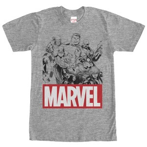 Men's Marvel Heroes Classic Logo T-Shirt - 1 of 4