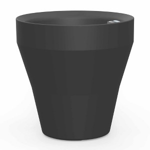 Crescent Garden Indoor/Outdoor Rim Plastic Planter with TruDrop One Self-Watering System - 1 of 2