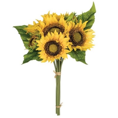 artificial sunflower bouquet