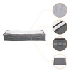 REGALWOVEN Foldable Fabric Clothes Storage Bags with Handles Gray - 3 of 4