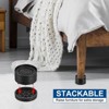 Unique Bargains Adjustable Anti-Slip Chair Table Round Furniture Risers 4 Set - 4 of 4