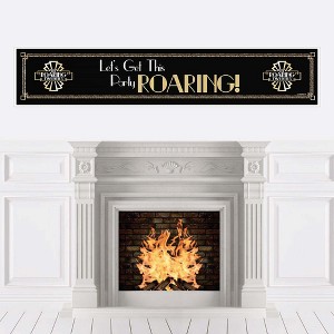 Big Dot of Happiness Roaring 20's - 1920s Art Deco Jazz Decorations Party Banner - 1 of 4