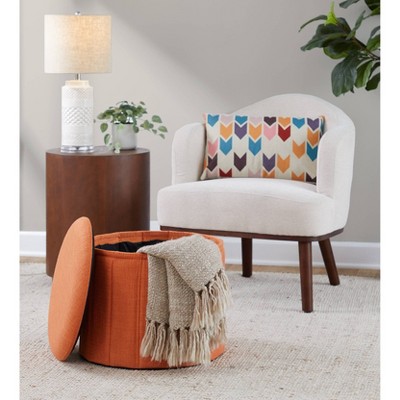 LumiSource Lindsey Folding Ottoman