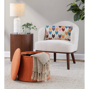LumiSource Lindsey Folding Ottoman - 1 of 4