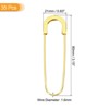 Unique Bargains Metal DIY Blankets Brooch Making Home Sewing Large Safety Pins - 2 of 4