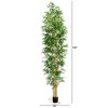 Nearly Natural 11-ft Artificial Bamboo Tree with Real Bamboo Trunks - 2 of 3