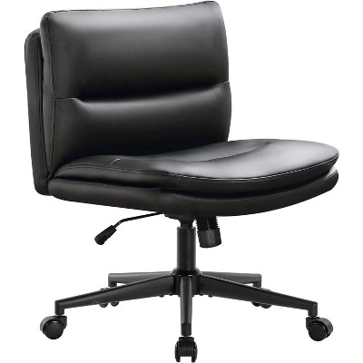 NicBex Minimalist 360° Swivel Office Chair with Wheels&Adjustable Height,120°Rocking Chair Versatile Chair for Office,Bedroom,Vanity,Makeup