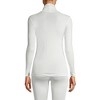 Lands' End Women's Silk Interlock Turtleneck Long Underwear Top - 2 of 4