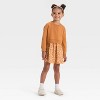 Toddler Girls' French Terry Woven Dress - Cat & Jack™ - 3 of 3