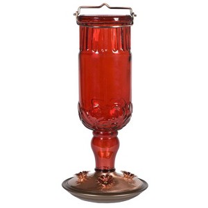 Perky-Pet Hummingbird 24 oz Glass/Metal/Plastic Nectar Feeder 4 ports (Case of 2) - 1 of 1