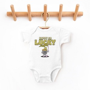 The Juniper Shop Happy Go Lucky Pot Of Gold Baby Bodysuit - 1 of 2