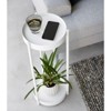 Yamazaki Home - Two-Tier Rolling Plant Stand (28" H) - Steel - 4 of 4