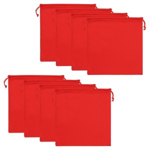 Unique Bargains Microfiber Foldable Eyeglass Ski Goggle Bags 5.9" x 5.9" 8 Pcs - 1 of 4