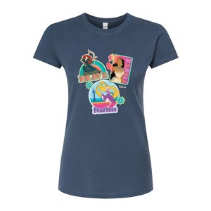 Women's - Disney - Fierce Pocahontas, Fearless Rapunzel & Brave Merida Fitted Graphic T-Shirt - 1 of 3