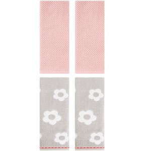 REGALWOVEN 4 Pcs Bathroom Hotel and Spa Waffle Cotton Hand Towels - 1 of 4