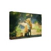 Trademark Fine Art - Carrie Ann GrippoPike Fox and Friend Canvas Art - 4 of 4