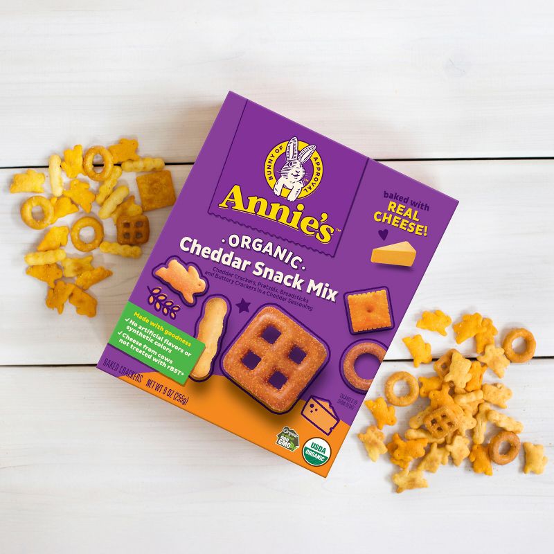 Annie's Organic Cheddar Snack Mix - 9oz, 5 of 16