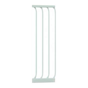 Bindaboo B1109 Baby Pet Safety Gate 10.5 Inch Wide Steel Gate Extension for Wide Doors, Stairs, Hallways, and Large Entryways, White, Set of 1