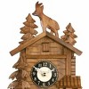 Quartz Chalet Clock – 8 in – Novelty Design with Billy Goat on Roof – River City Clocks - 2 of 3