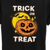 Women's - Instant Message - Vintage Trick Or Treat Pumpkin Short Sleeve Graphic T-Shirt - 2 of 4