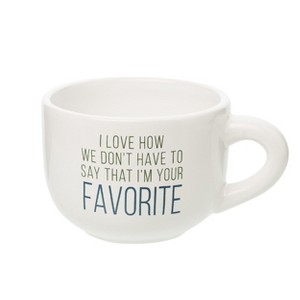Totalee Gift Your Favorite Cappuccino Mug Ceramic White 24 oz - 1 of 1