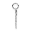 Black Bow Jewelry Sterling Silver, Varsity Collection, Small D/C Pendant, Number 18 - 2 of 4